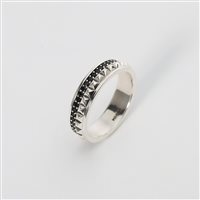 Anello Mabina Uomo Anticonformista in Argento Zircone 523263 - 523263